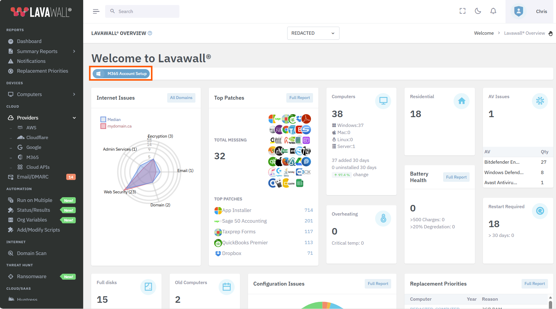 Setup Microsoft 365 Synchronization for breach discovery and M365 security configuration